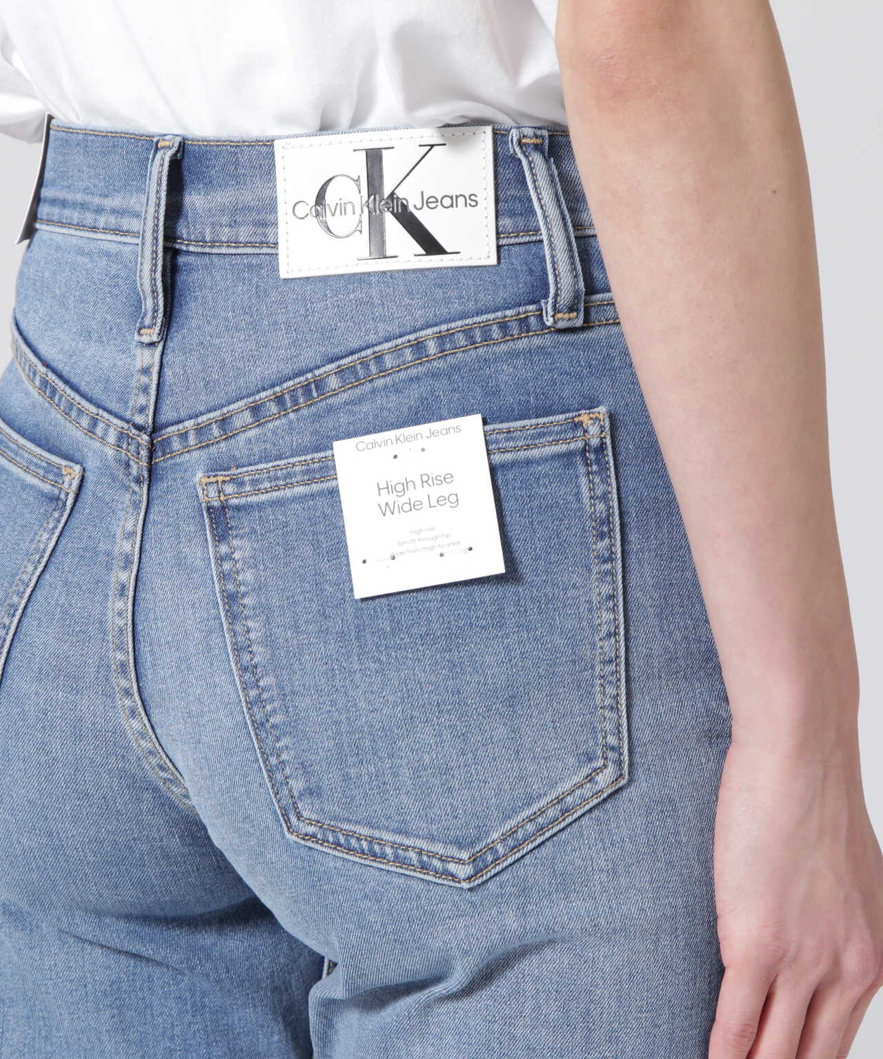 Druif Hond patroon Calvin Klein Jeans（カルバンクラインジーンズ）HIGH RISE WIDE LEG JEANS | B'2nd ( ビーセカンド )  | US ONLINE STORE（US オンラインストア）