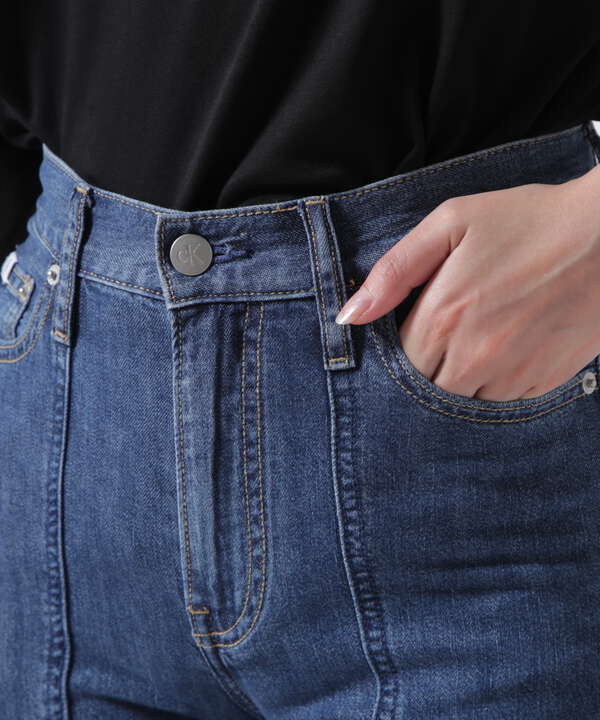 Calvin Klein Jeans（カルバンクラインジーンズ）ハイライズワイドレッグジーンズ