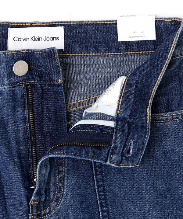 Calvin Klein jeans カーキ色ジーンズ