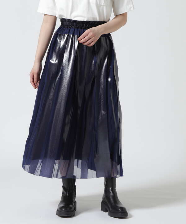 NAKAGAMI(ナカガミ) rubber print skirt/スカート