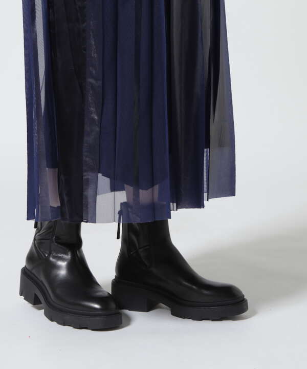 NAKAGAMI(ナカガミ) rubber print skirt/スカート