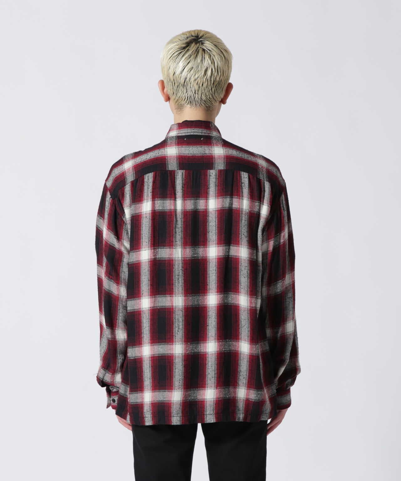 MINEDENIM（マインデニム）RS.Nep Check Open Collar L/S SH | B'2nd