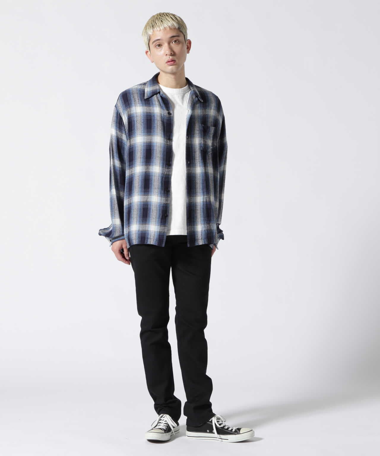 MINEDENIM（マインデニム）RS.Nep Check Open Collar L/S SH | B'2nd