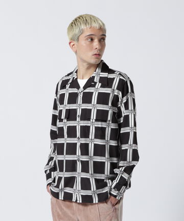 NEEDLES/CLASSIC SHIRT - R/C LAWN CLOTH / PAPILLON PLAID