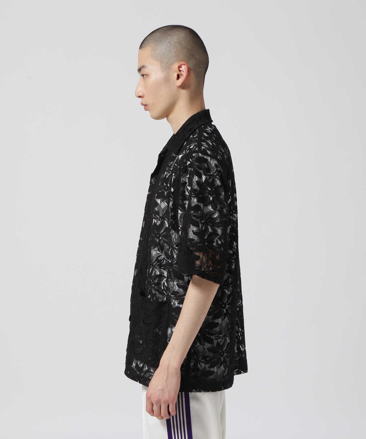 Needles/ニードルス 「Cabana shirt」 オープンレースカラーシャツ-