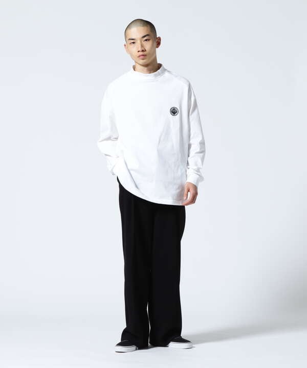 ENONE エノン/MOCK NECK LONG SLEEVE モックネックロングスリーブT