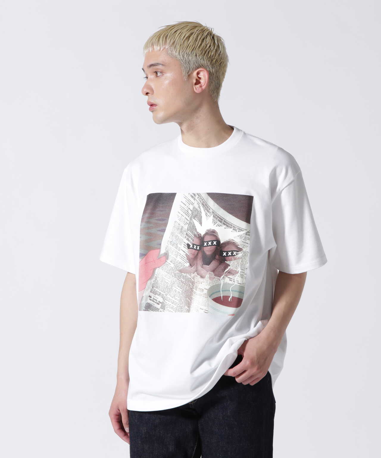 返品?交換対象商品】 ゴッドセレクション XXX SELECTION GOD Tシャツ M