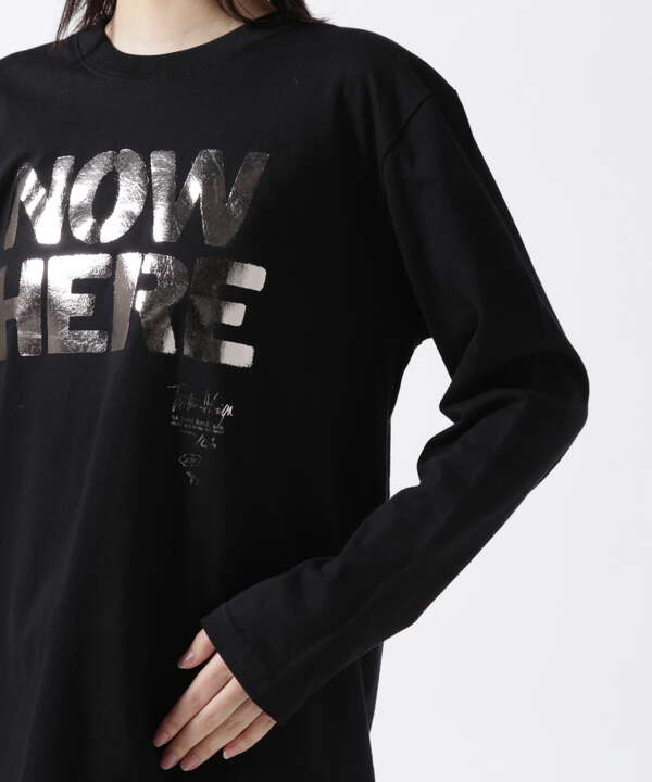 NAKAGAMI(ナカガミ) 別注NOW HERE LONG SLEEVE Tシャツ