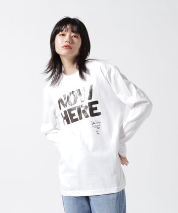 NAKAGAMI(ナカガミ) 別注NOW HERE LONG SLEEVE Tシャツ