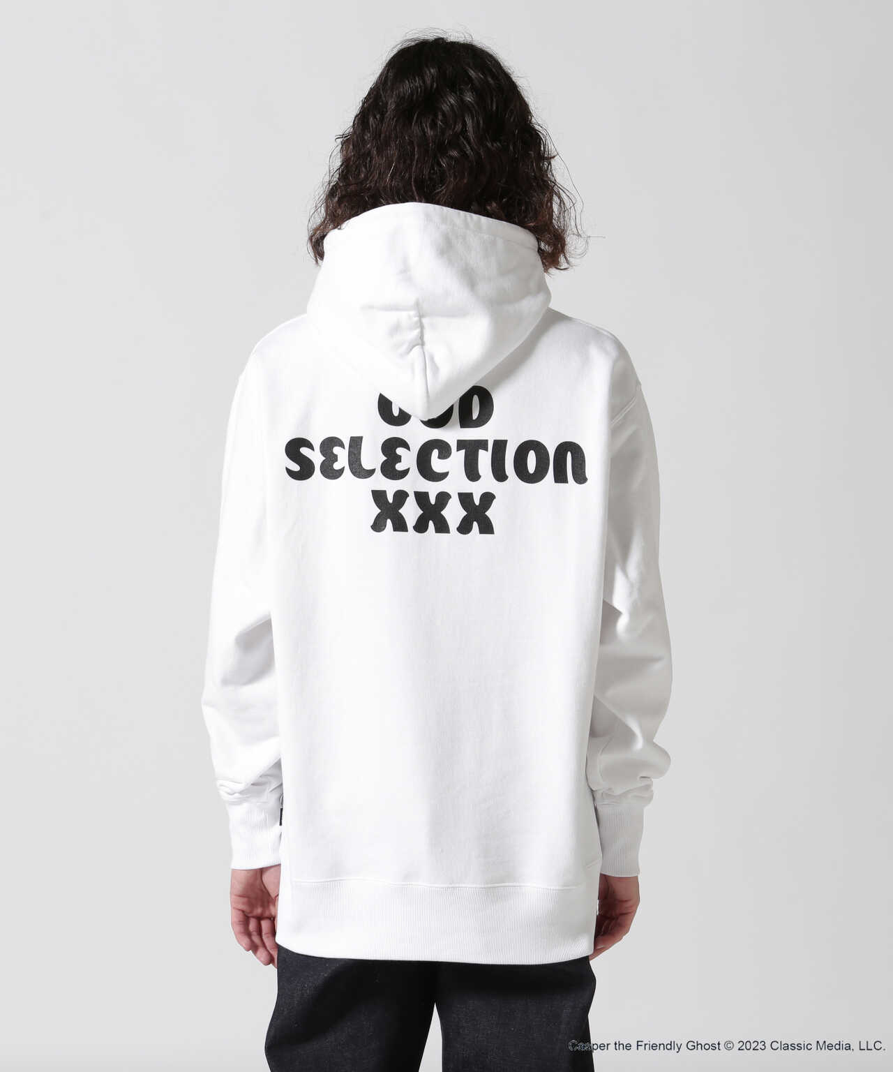 GODSELECTIONGOD SELECTION XXX Casper HOODIE M 白　パーカー