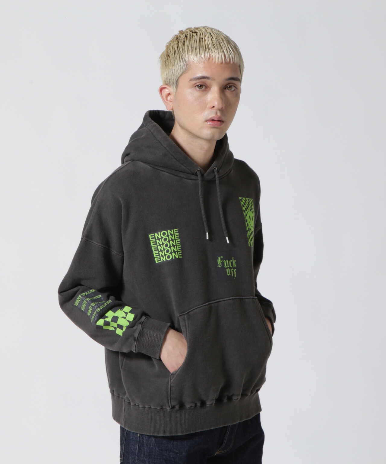 ENONE エノン/PRINT SWEAT HOODIE