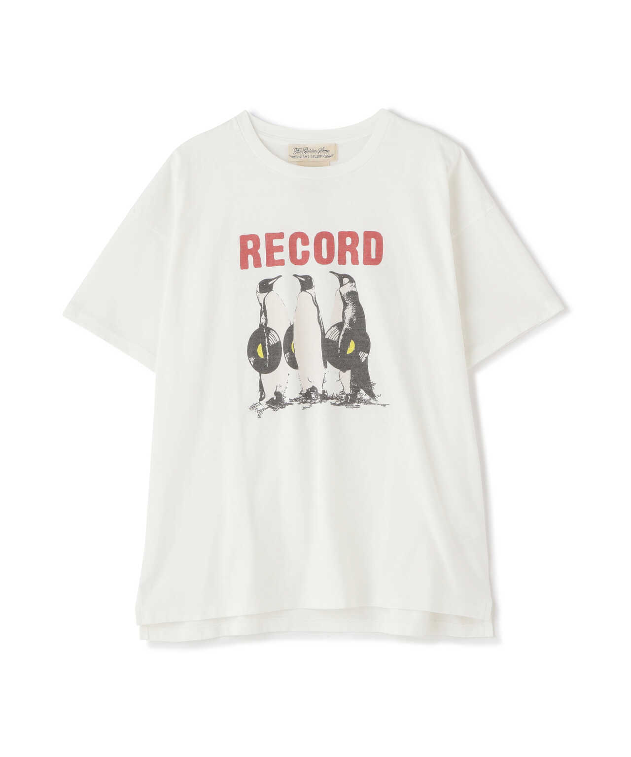 REMI RELIEF(レミレリーフ) 別注天竺Tシャツ RECORD ユニセックス | B