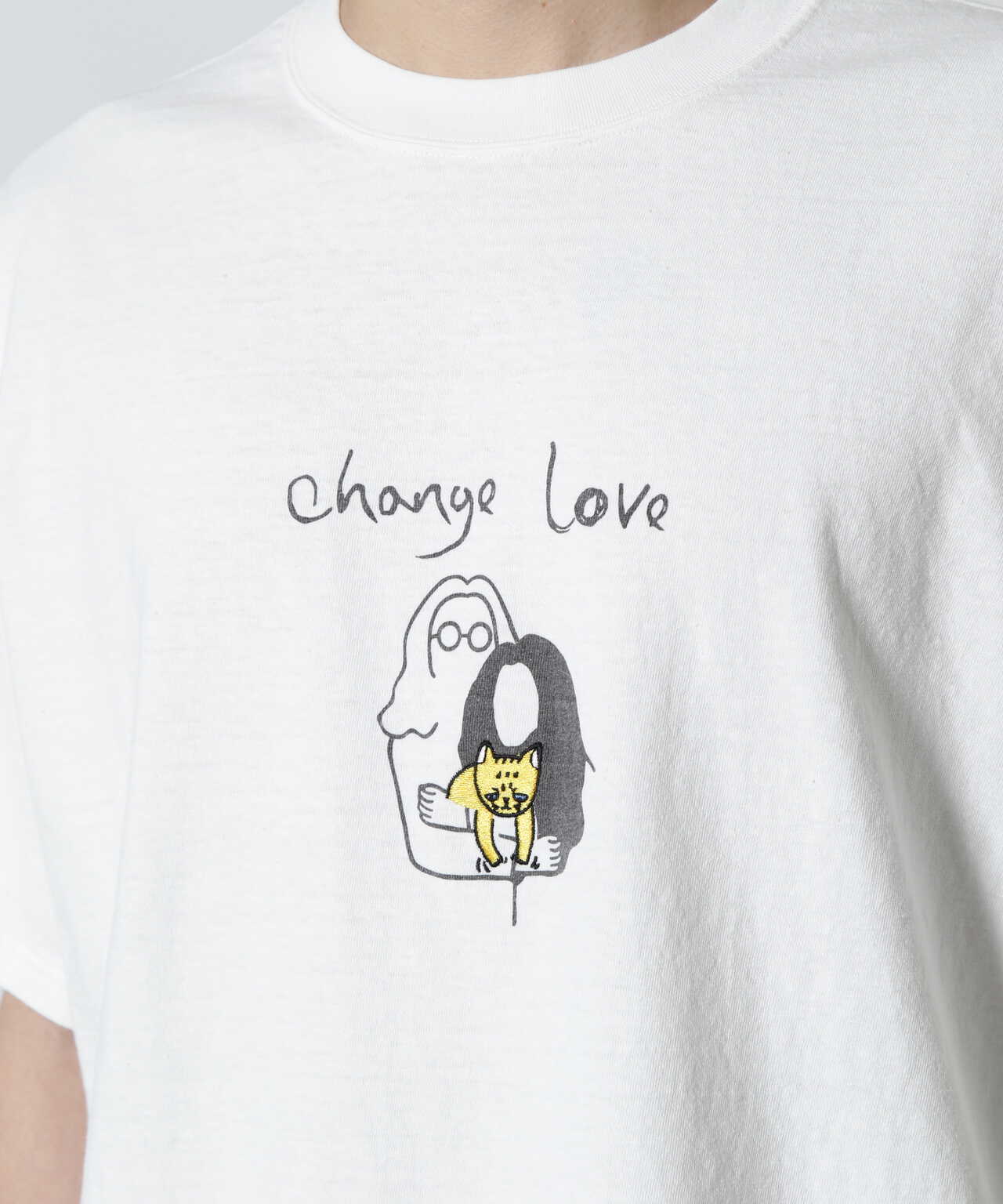 REMI RELIEF(レミレリーフ) 別注刺繍TEE 16天竺(change love) | B'2nd