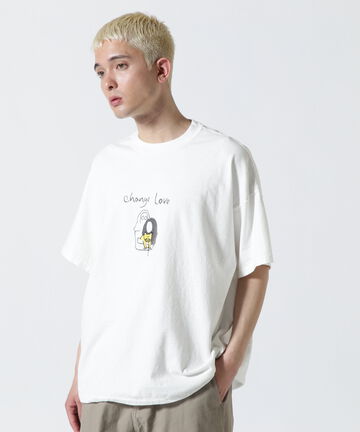 REMI RELIEF(レミレリーフ) 別注刺繍TEE 16天竺(change love)