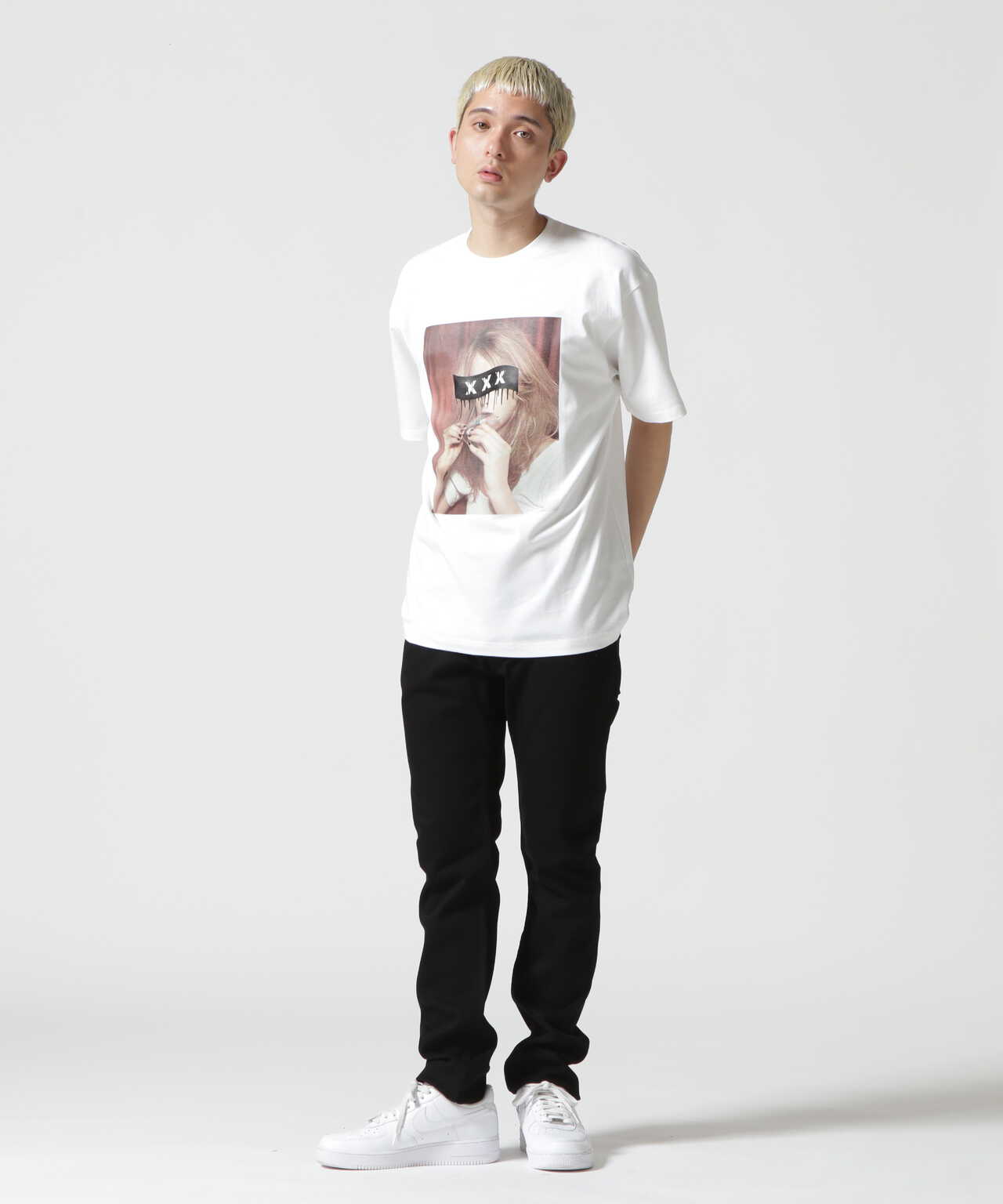 返品?交換対象商品】 ゴッドセレクション XXX SELECTION GOD Tシャツ M 