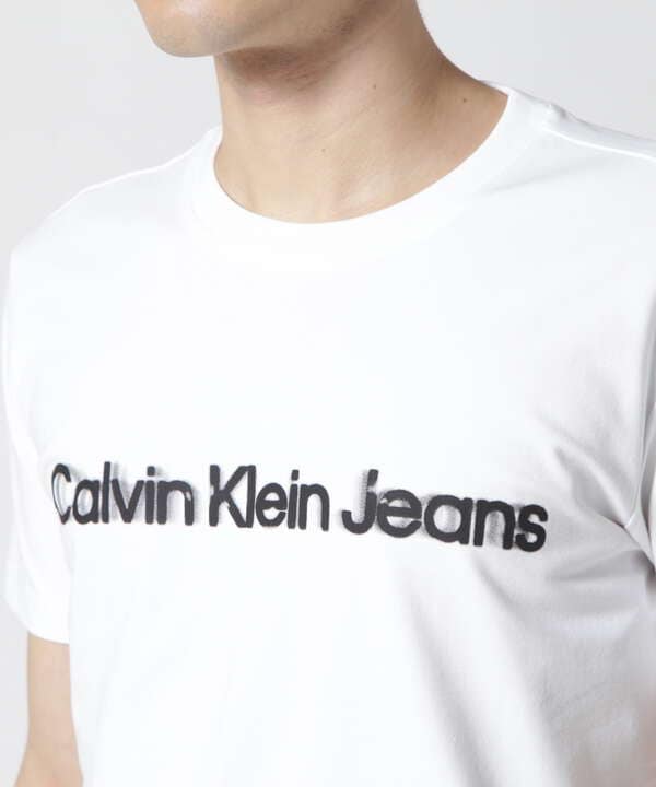 Calvin Klein Jeans（カルバンクラインジーンズ）SS SLIM MOTION BOX LOGO TEE