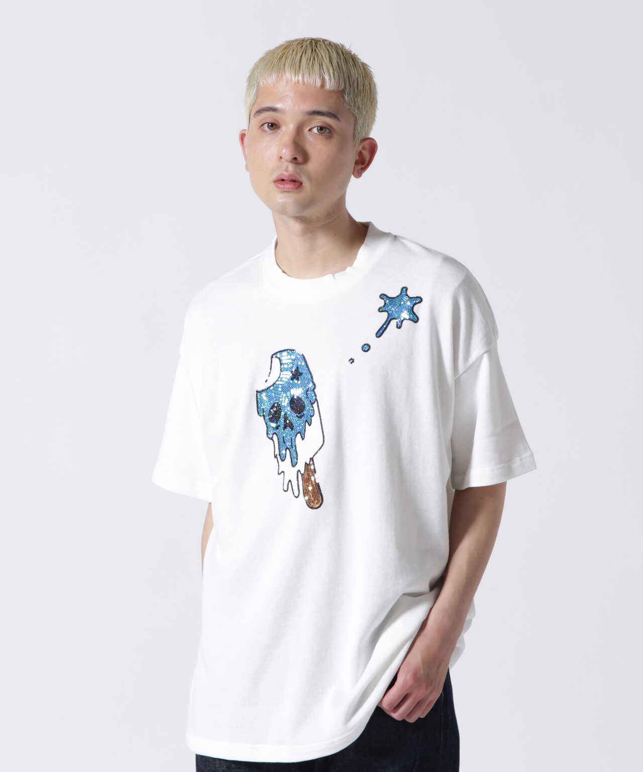 maxsix(マックスシックス)ICE SKULL EMBLOIDERY TEE | B'2nd ( ビー 