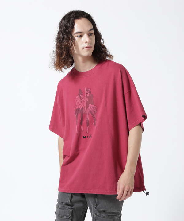 REMI RELIEF / 別注天竺S/S TEE 16/-天竺( love&piece)