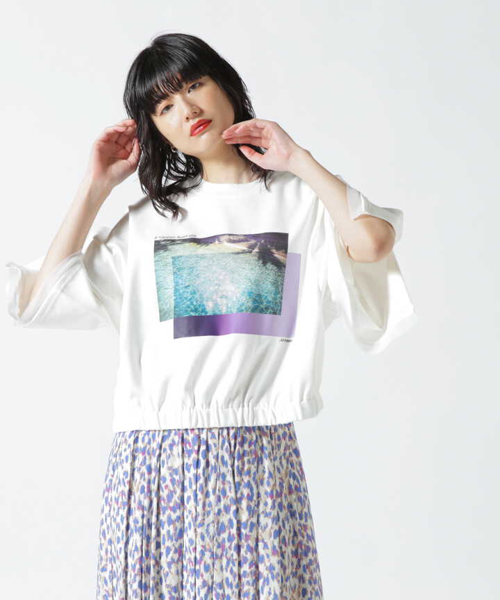 AULA AILA（アウラ アイラ）別注SEA PRINT PHOTOプリントTシャツ（7853135769） | B'2nd ( ビーセカンド )  | 【公式】通販 MIX.Tokyo