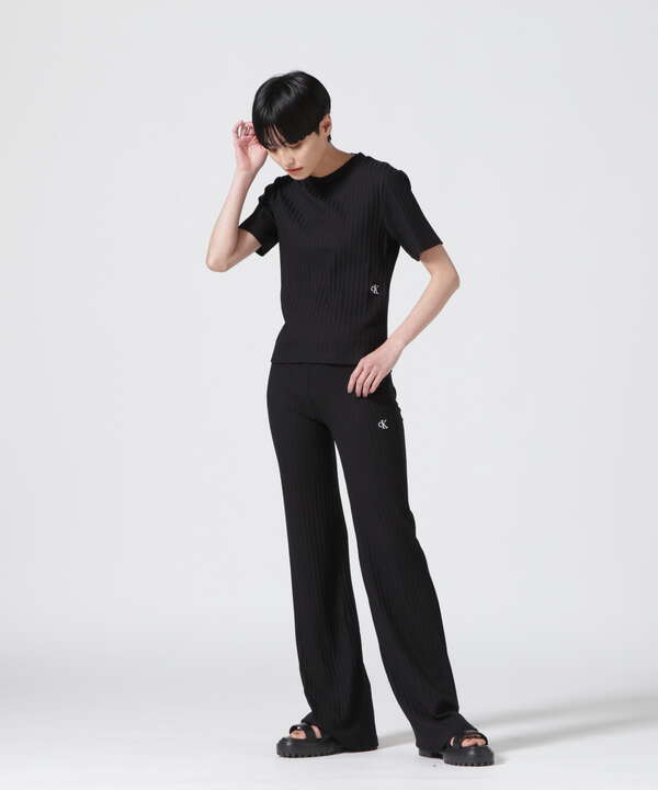 Calvin Klein Jeans（カルバンクラインジーンズ）リブショートスリーブTシャツ