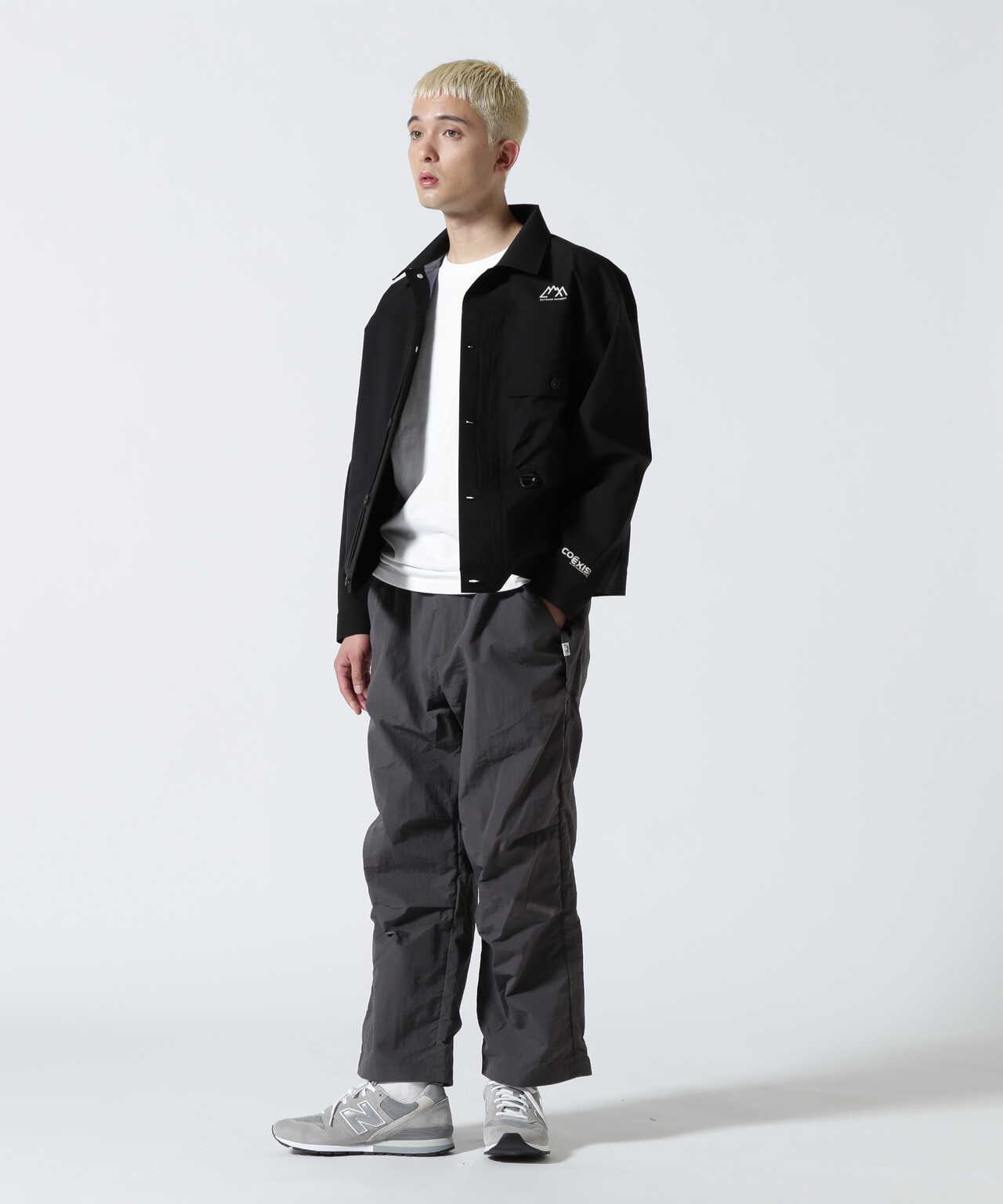 CMF OUTDOOR GARMENT "C COEXIST " BLACK   B'2nd  ビーセカンド