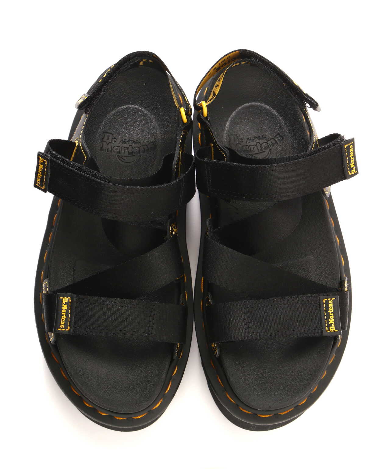 国内外の人気！ Dr.Martens サンダル 27351001 BLACK KIMBER サンダル