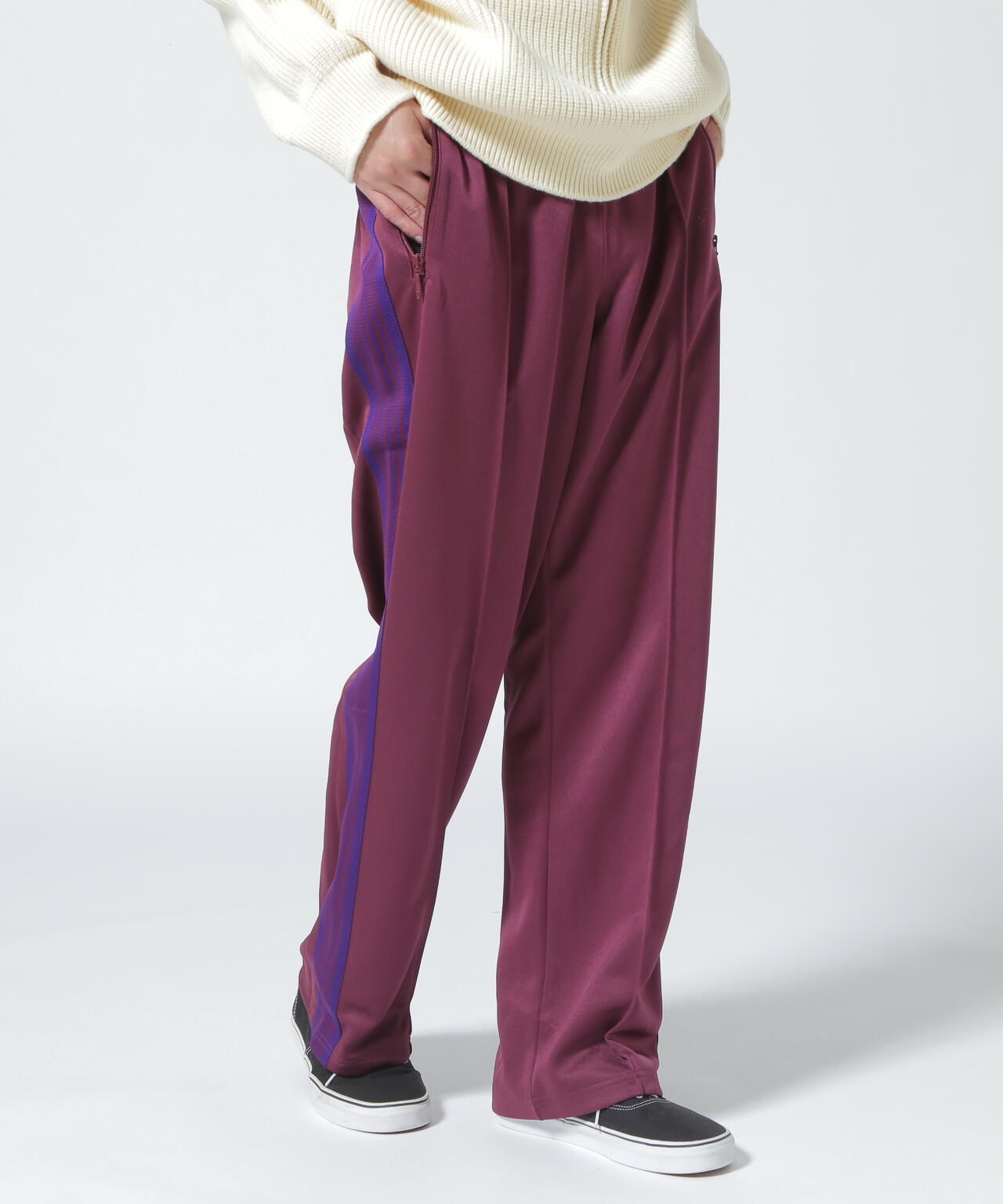 カラーはブラック極美品 needles 22fw zipped track pant S