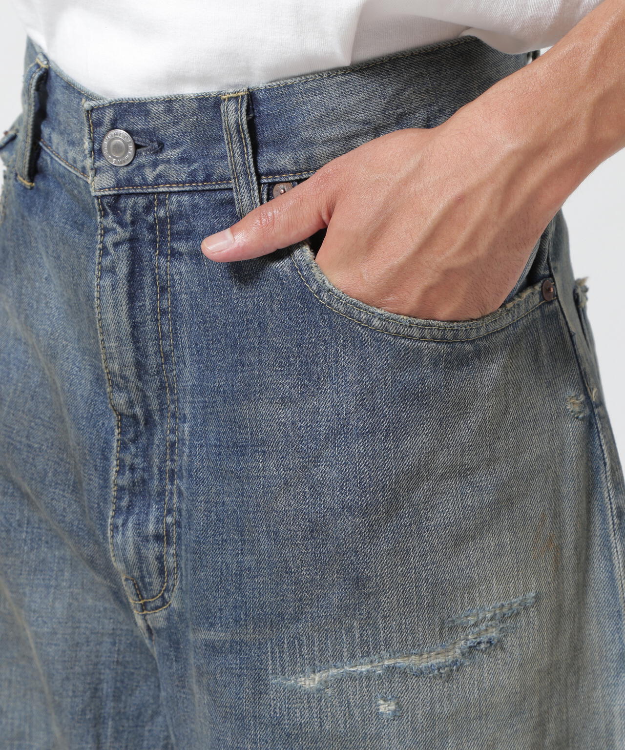 MINEDENIM 23AW NE.Wide 5pocket USS 28 - デニム/ジーンズ