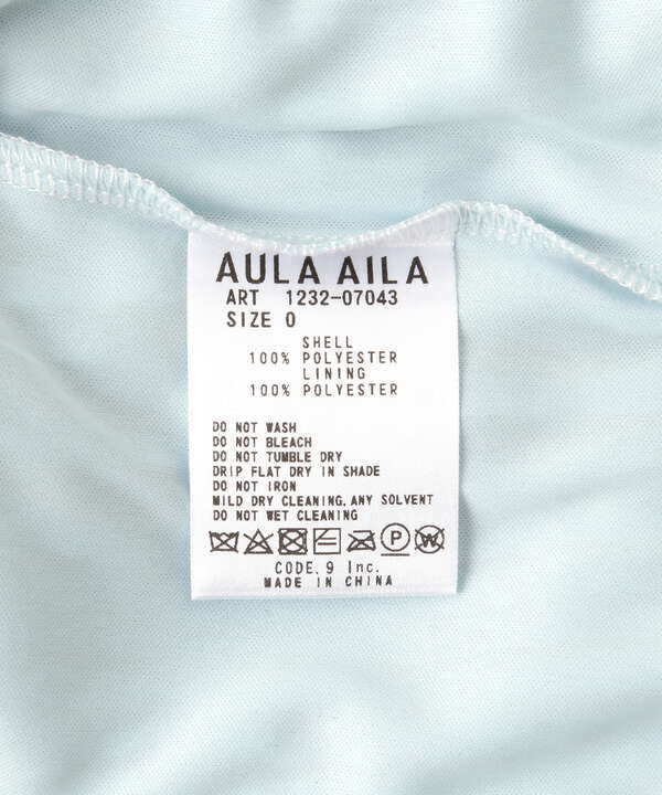AULA AILA（アウラ アイラ）別注ストライププリントプリーツスカート