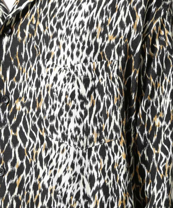 MINEDENIM（マインデニム）Leopard Open Collar SH