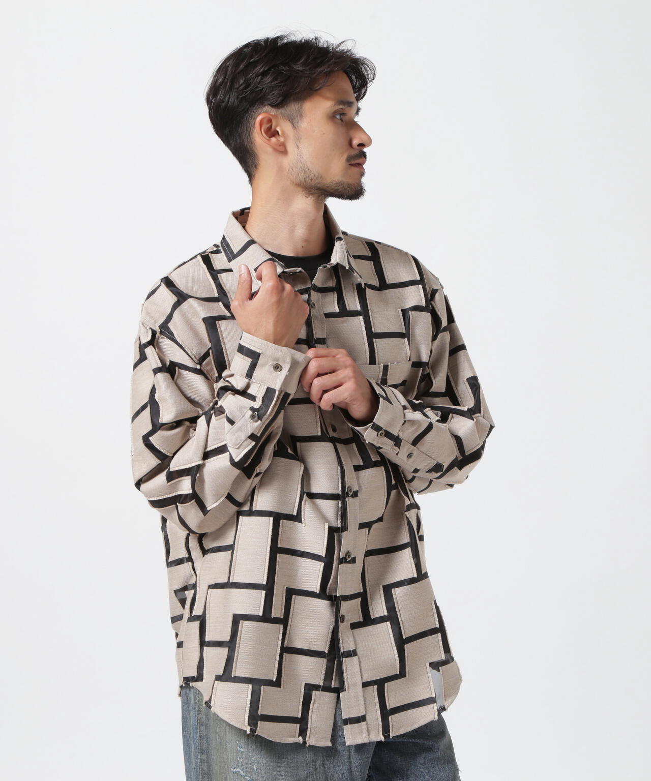 LUSOR（ルーソル）BLOCK SHIRT | B'2nd ( ビーセカンド ) | US ONLINE