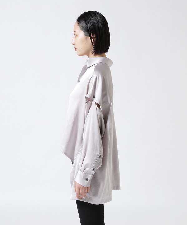 UJOH(ウジョー) 別注slit sleeve shirts/スリットスリーブシャツ ...