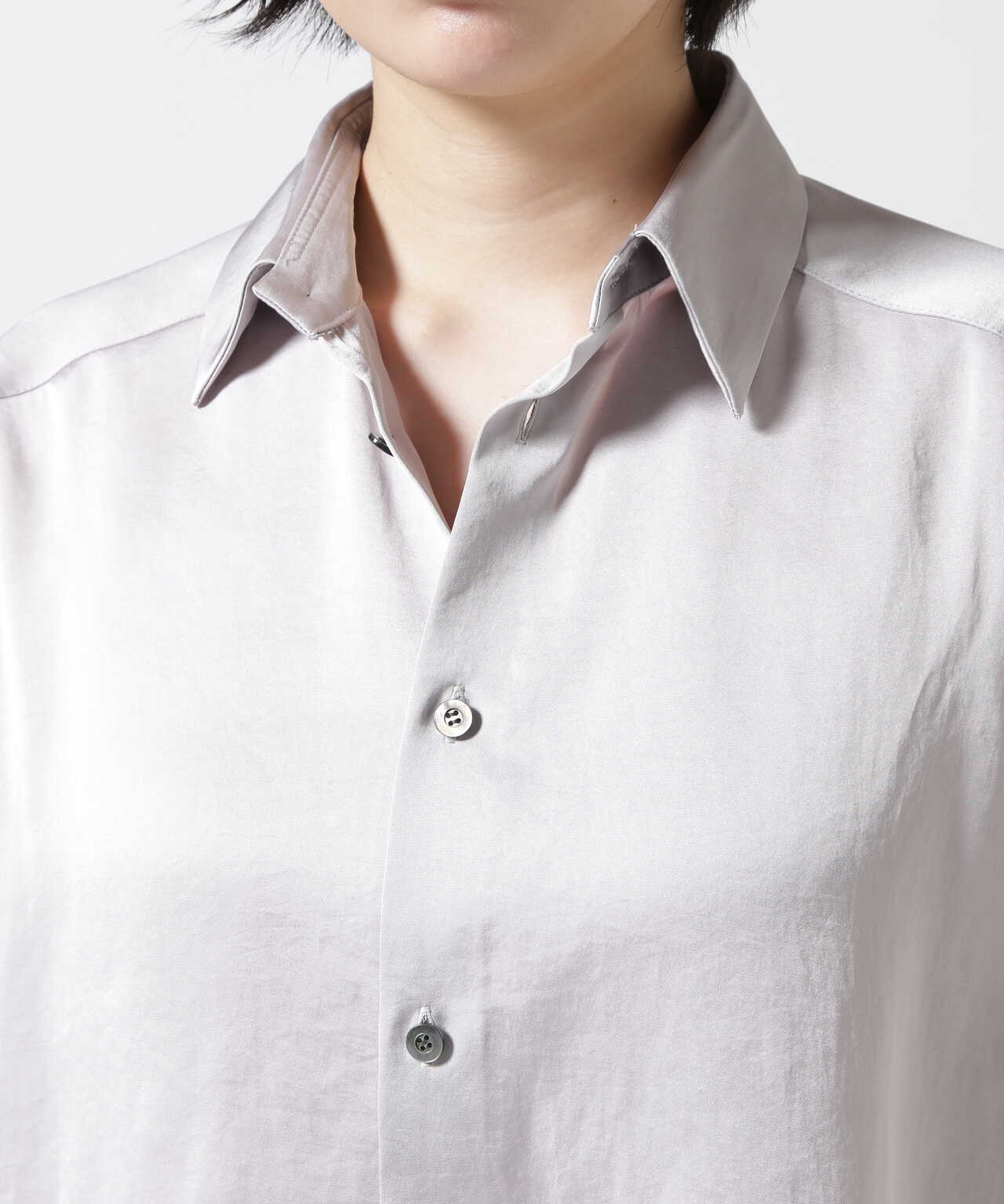 UJOH(ウジョー) 別注slit sleeve shirts/スリットスリーブシャツ | B