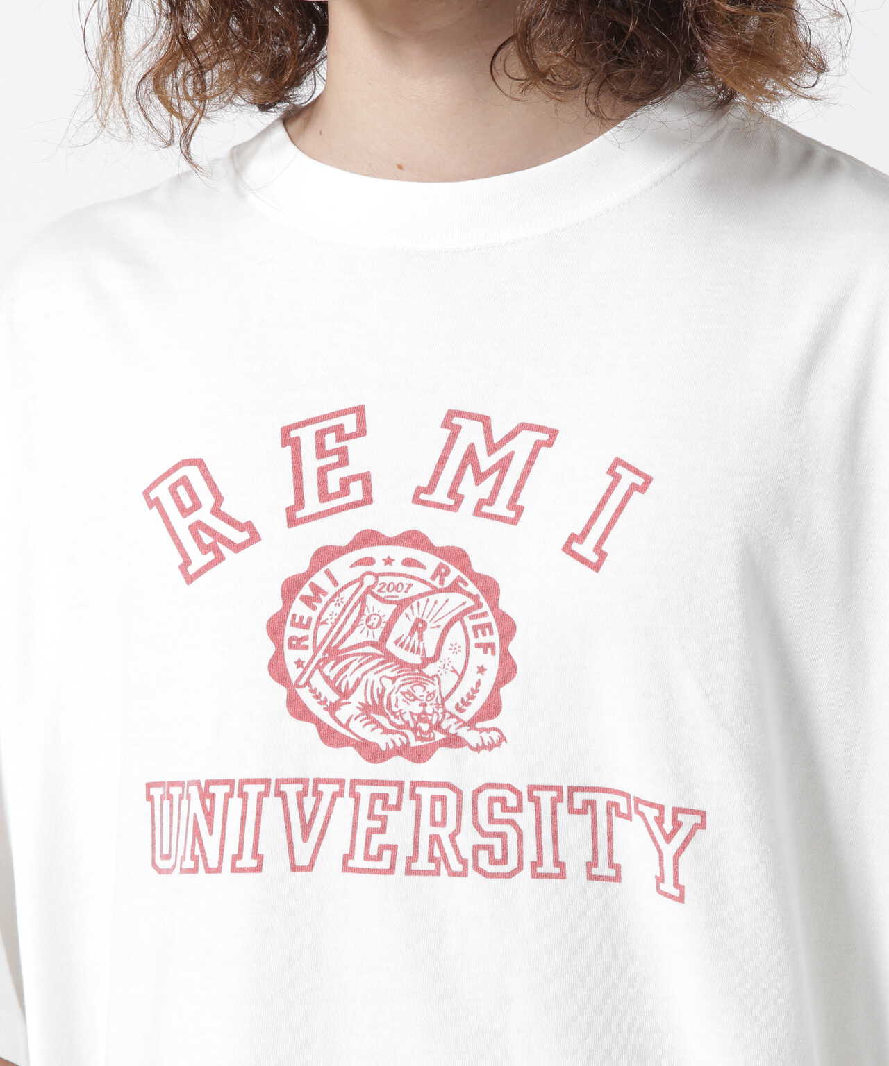 REMI RELIEF/LW加工20/-天竺 別注BIGサイズT(REMI UNIVERSITY) | B'2nd