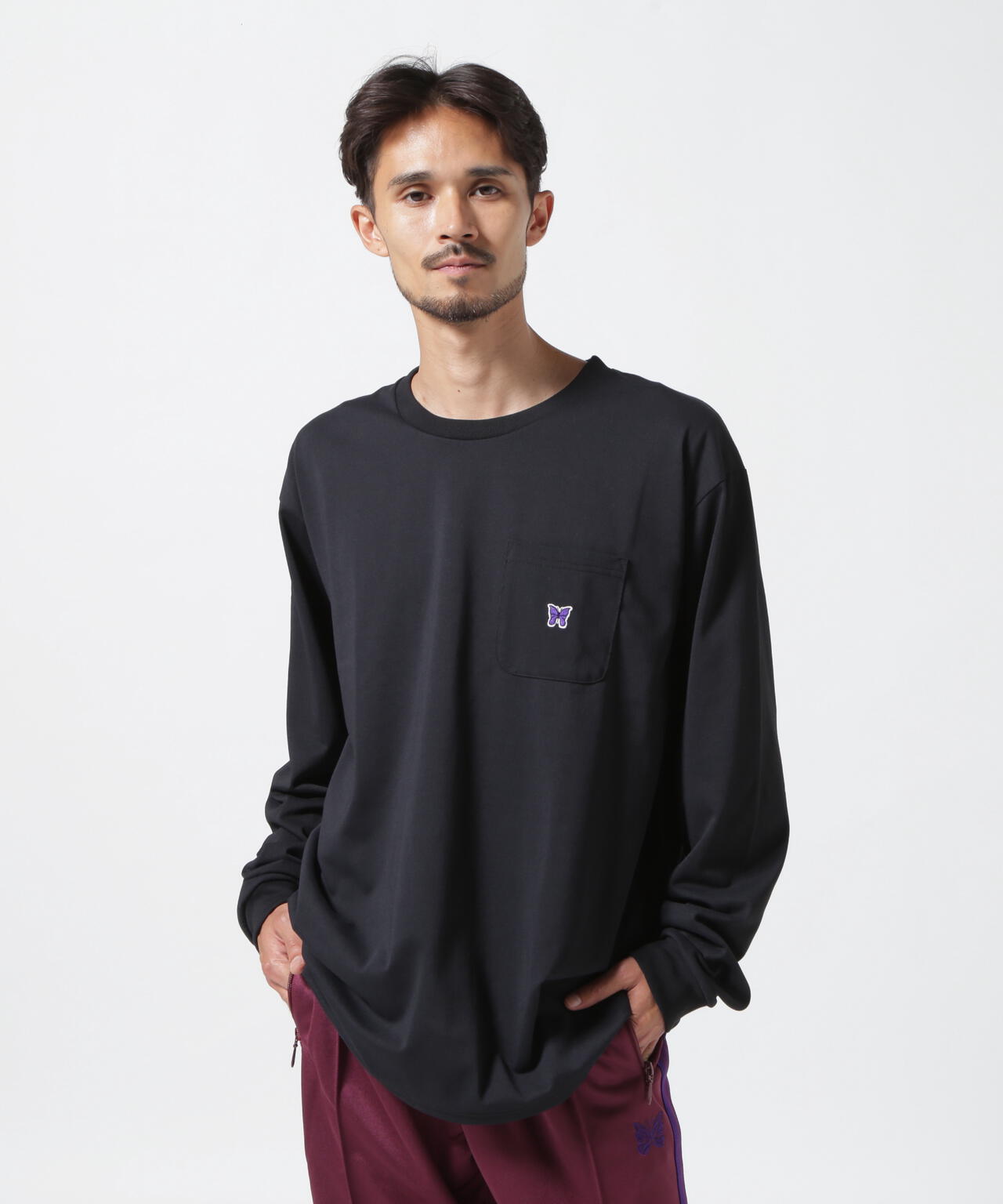 NEEDLES(ニードルズ) L/S CREW NECK TEE | B'2nd ( ビーセカンド ...