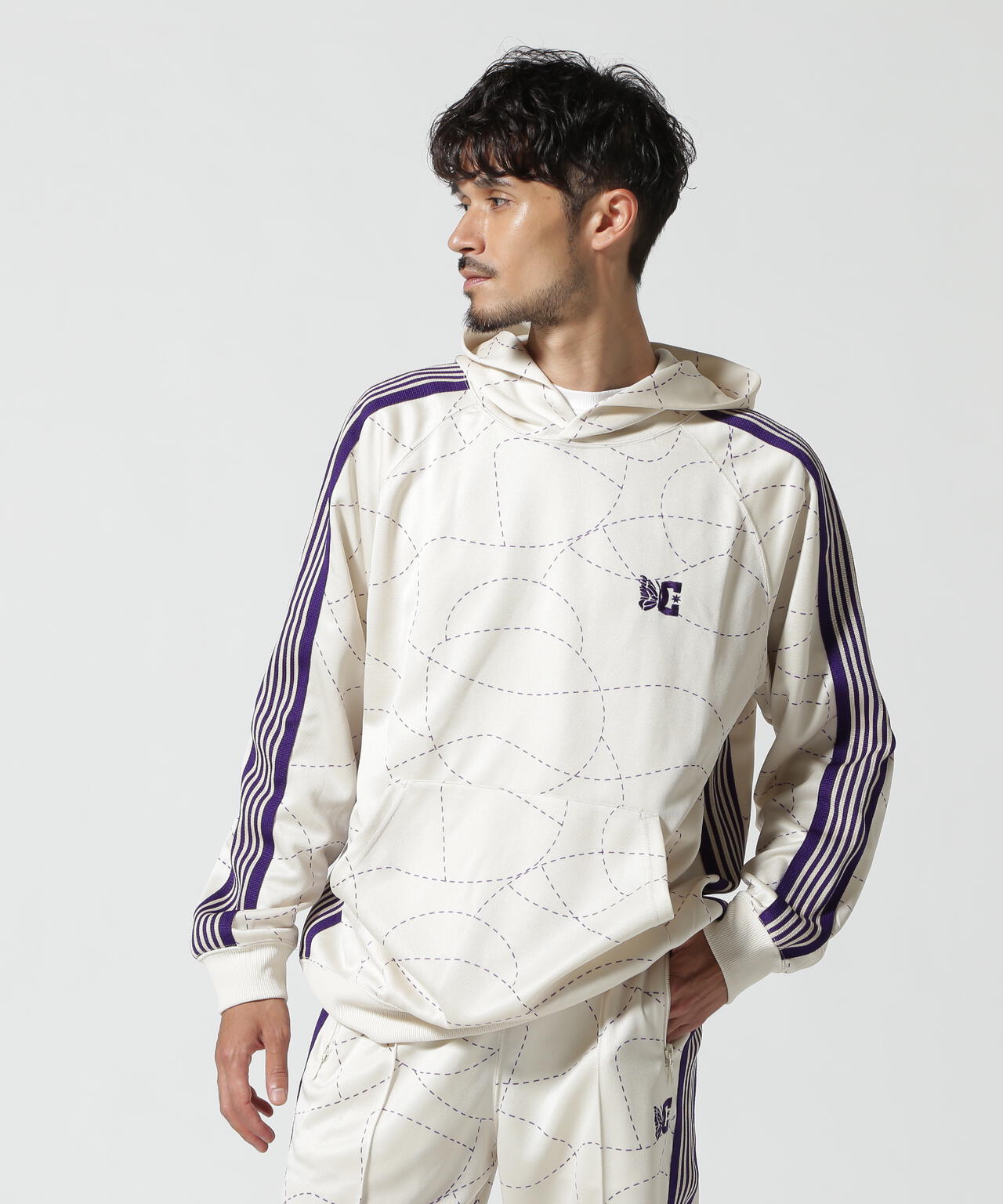 【好評大特価】即完 NEEDLES Track Hoody Poly Smooth トップス