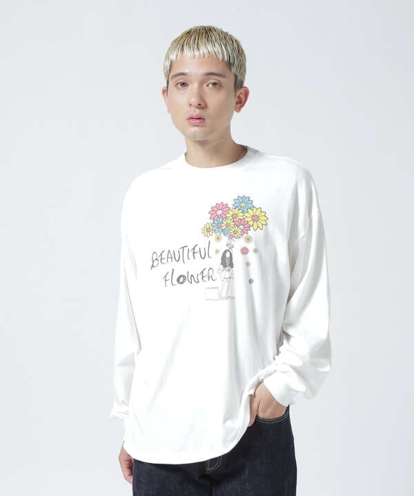 REMI RELIEF/別注beautifull flower LS T-shirt（7853230279） | B'2nd