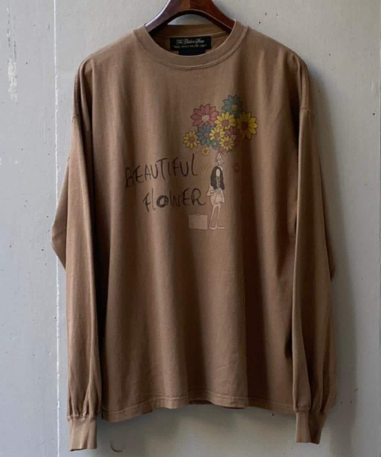 REMI RELIEF/別注beautifull flower LS T-shirt