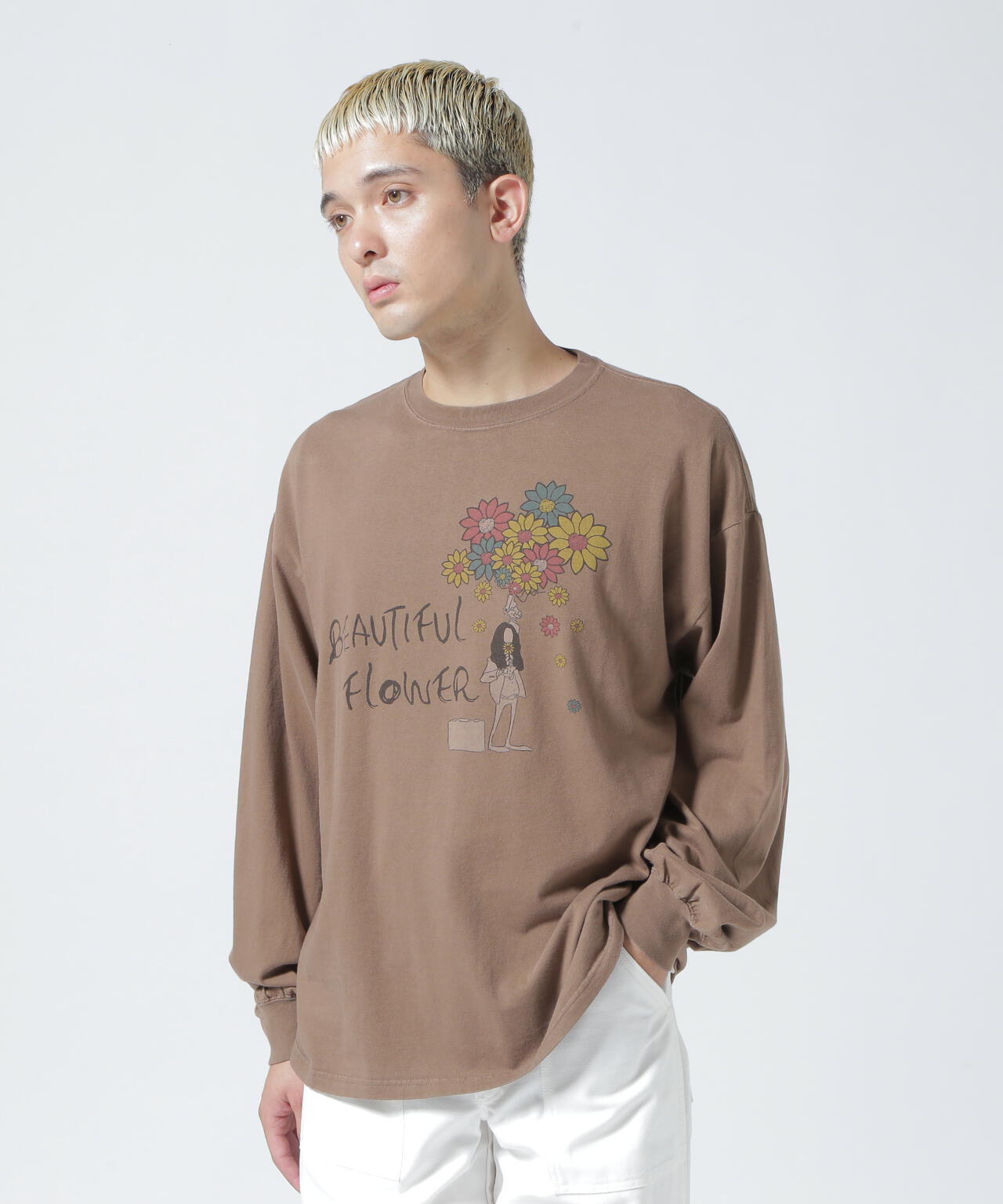 REMI RELIEF/レミレリーフ】Graphic L/S T-SH