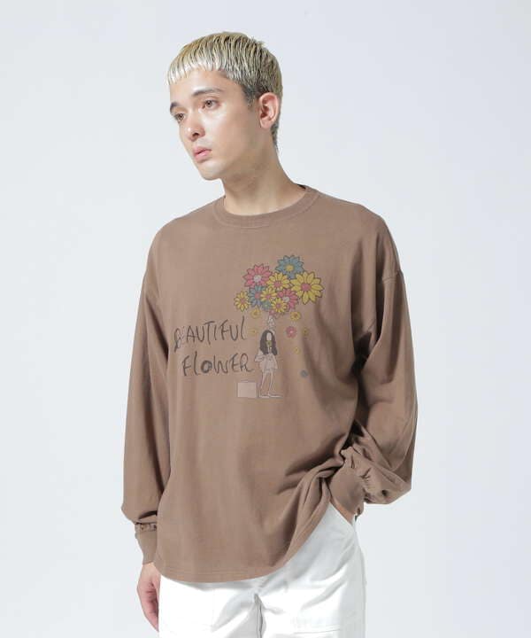 REMI RELIEF レミレリーフ Graphic L/S T-SH  タグ付