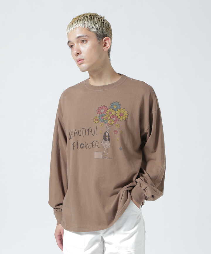 REMI RELIEF/別注beautifull flower LS T-shirt（7853230279） | B'2nd