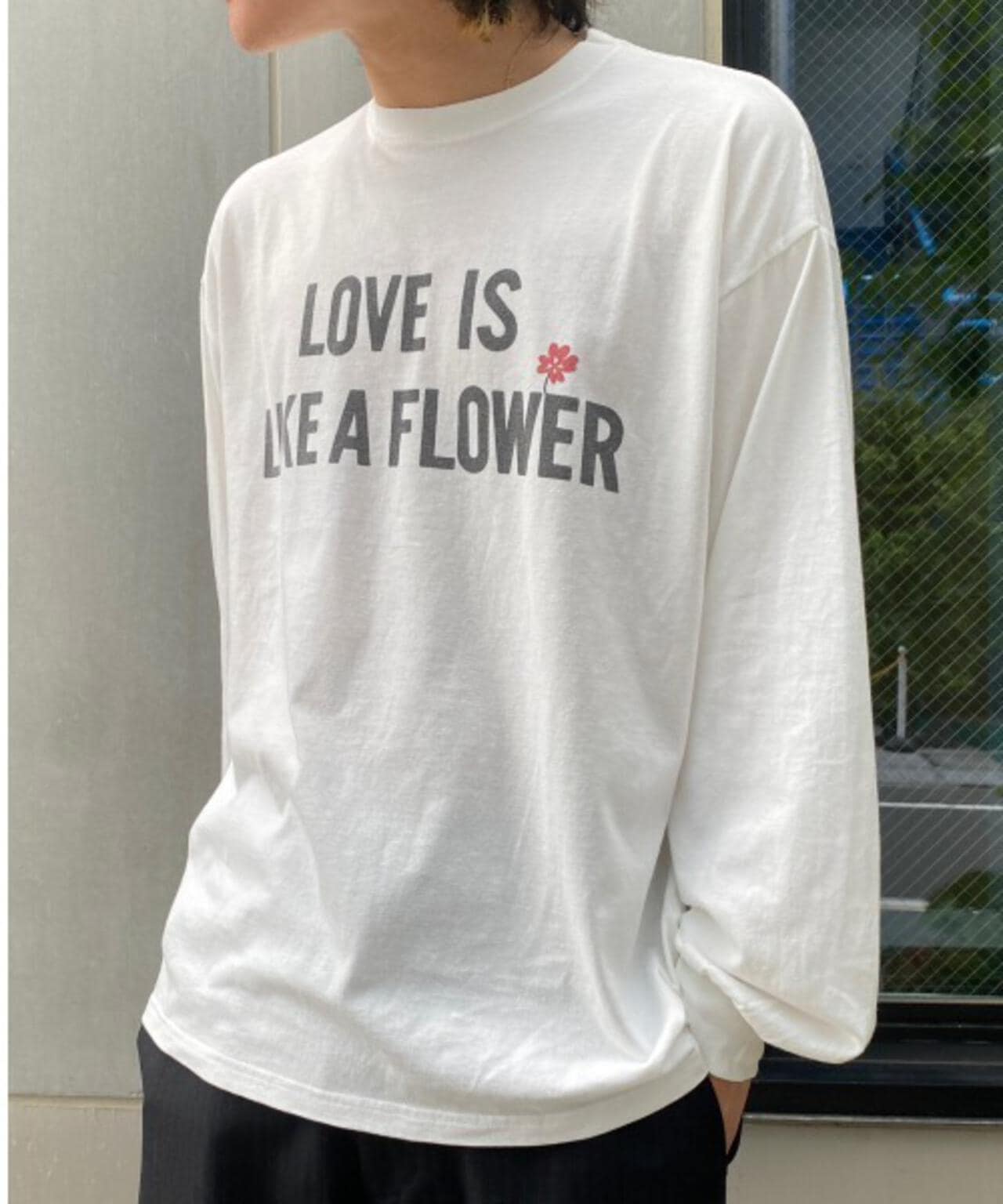 REMI RELIEF/別注LS T-SHIRT(LOVE IS LIKE A FLOWER) | B'2nd ( ビー