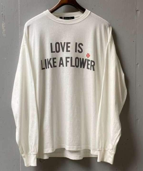 REMI RELIEF/別注LS T-SHIRT(LOVE IS LIKE A FLOWER)