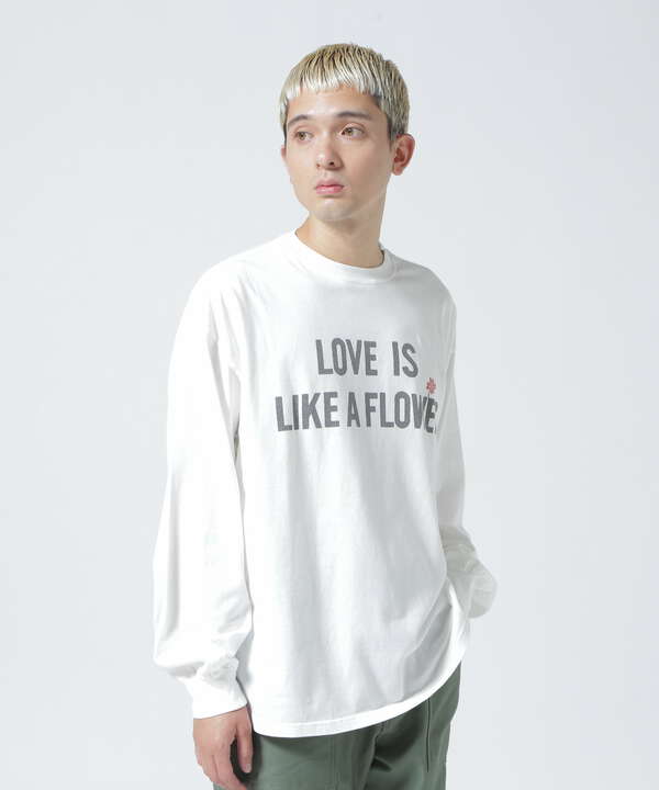 REMI RELIEF/別注LS T-SHIRT(LOVE IS LIKE A FLOWER)
