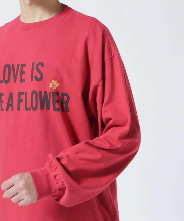 REMI RELIEF/別注LS T-SHIRT(LOVE IS LIKE A FLOWER)