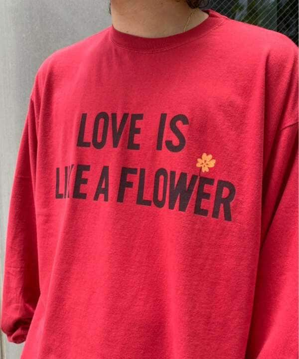 REMI RELIEF/別注LS T-SHIRT(LOVE IS LIKE A FLOWER)（7853230280