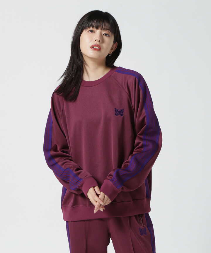 NEEDLES(ニードルズ) TRACK CREW NECK SHIRT - POLY ...