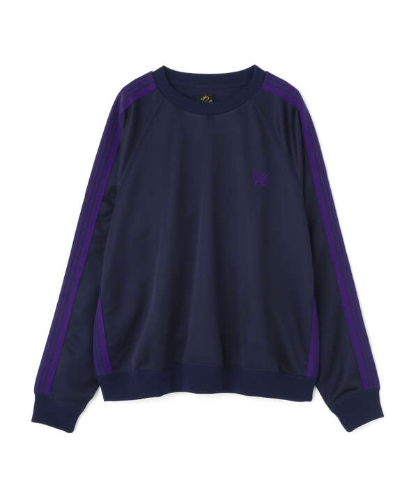 NEEDLES(ニードルズ) TRACK CREW NECK SHIRT - POLY SMOOTH ...