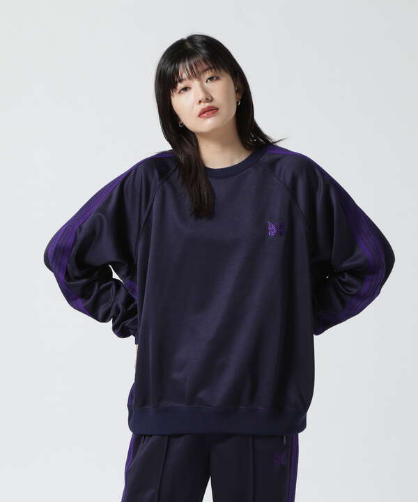 NEEDLES(ニードルズ) TRACK CREW NECK SHIRT - POLY SMOOTH