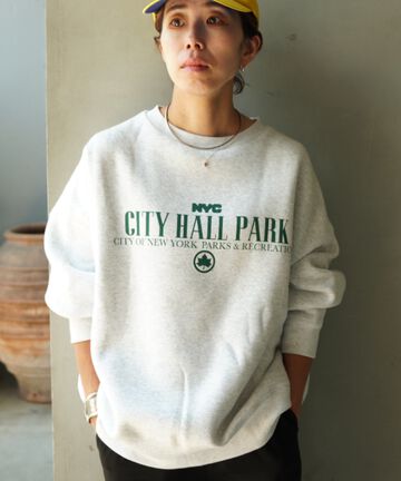 【先行予約 10月中旬-10月下旬入荷予定】GOOD ROCK SPEED (グッドロックスピード) NYCスウェット/WHITE